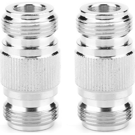 Adaptador coaxial RF (2 conectores N hembra a conectores N hembra) - Convertidor de prueba