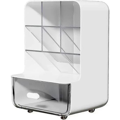 Großvolumige Aufbewahrungsbox für Büromaterialien mit schrägem Stifthalter (1/5)