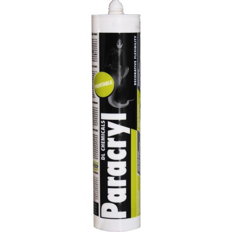 Mastic type plastique Paracryl blanc 310ml - DL CHEMICALS - 0300002N703466