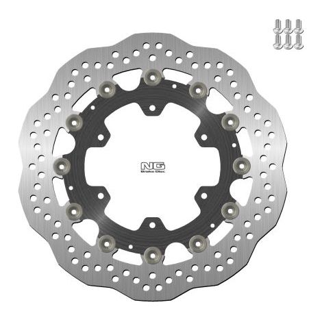 Disco de freno BMW Wave de aluminio de 305 mm, 6x9,0 mm, para K1100LT/RS/RT de 1989 a 2001.