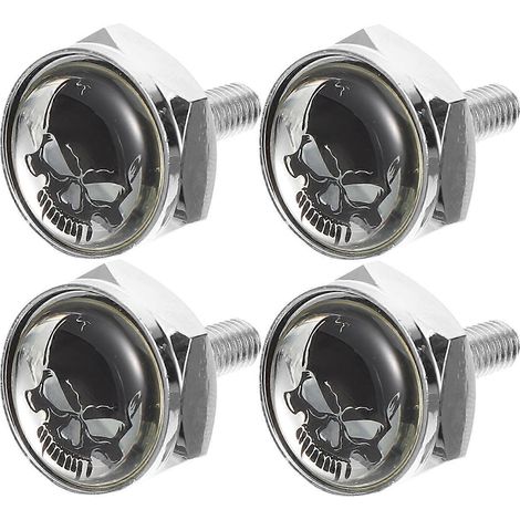 Kit de fixation de plaque d'immatriculation compatible avec 1 jeu de fixations pour voiture, durable (1/5)