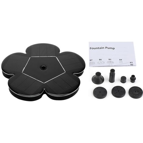 Bassin À Oiseaux Flottant - Fontaine Solaire - Pompe À Eau Pour Jardin Extérieur - 1 Pièce (1/5)