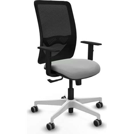 Silla de oficina piqueras y crespo Zulema negro reposabrazos desmontables (1/2)