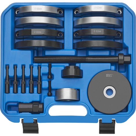 KRAFTPLUS K.267-8266 Radlagerwerkzeug-Satz für Ein- und Ausbau von Radlager-Nabeneinheit Ø 62, 66 mm kompatibel mit VW Audi