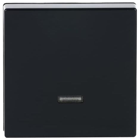 Busch-Jaeger Élément de commande pour interrupteur/variateur Bouton simple avec lampe à incandescence anthracite - plateforme 63 (6543-81-101), 2CKA006599A2881