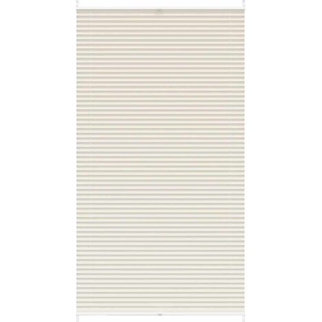 Maison Exclusive - Store plissé 100x200 cm Crème (1/5)