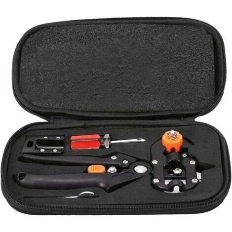 Kit d'outils de greffage, outil de coupe de greffage d'arbres fruitiers en acier inoxydable robuste pour arbres fruitiers de jardin. (1/4)