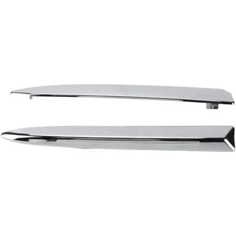 Garniture chromée de moulage supérieur de pare-chocs avant de voiture, remplacement 735455041 pour FIAT 500 2007 – 2015 (1/5)