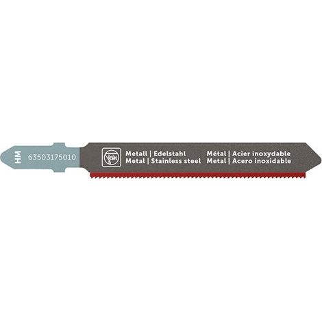 Lame de scie sauteuse Fein pour matériaux abrasifs HM 60 T1.1 MSS SC - 63503175010 (1/2)