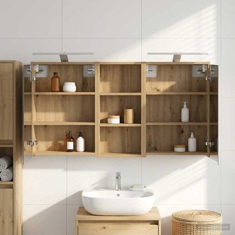 Juego de Muebles de Baño 3 pcs 116 x 16 x 62,5 cm