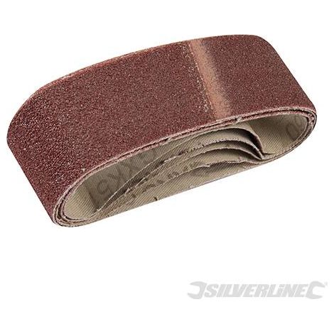 Nastri abrasivi 40 x 305 mm in ossido di alluminio per levigatrici offerta silverline-Grana 120