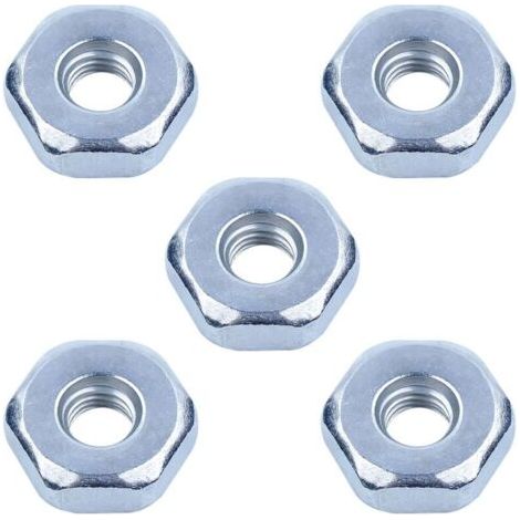 5 Pièces Écrou de Tronçonneuse pour STIHL MS170 MS171 MS180 MS181 MS250 MS251 MS211 MS390 et Plus de Modèles, AUMEL Écrou de Chaîne Universel M8 Ecrou pour Carter de Chaine
