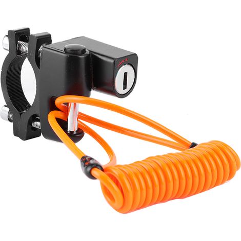 Antivol universel pour casque de moto, multifonctionnel, étanche, avec câble de rappel et support. (1/5)