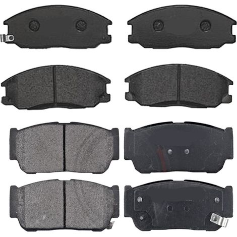 KIT PASTIGLIE FRENO ANTERIORI E POSTERIORI compatibile con TOYOTA AURIS (E15) / PASTIGLIE FRENANTI AUTO OEM P 83 079  P 83 082 ,P 83 080  P 83 083 / SOSTITUZIONE DIRETTA / BASSA POLVERE / SILENZIOSO