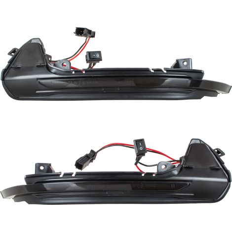 Espejo retrovisor izquierdo y derecho Audi A6 C7 12-18 LED DIN脕MICO AHUMADO 2 uds. JUEGO (1/5)
