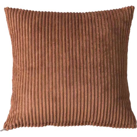 Throw Pillow Comfortable Flannel Adjustable Straps Striped Decorative Pillow Sofa Cushion for Hotel Living Room (1/4)