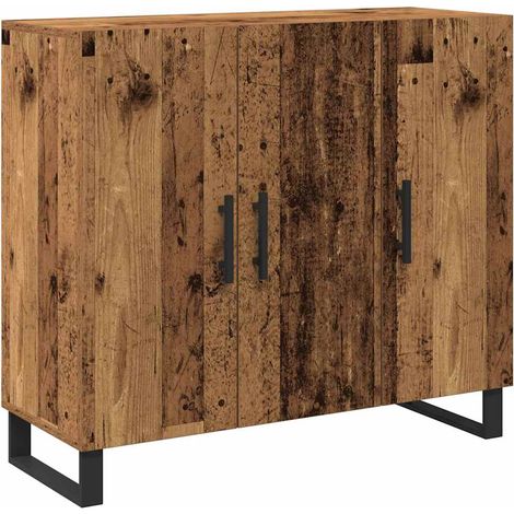 Maison Exclusive - Credenza Legno vecchio 90 x 34 x 80 cm Legno multistrato