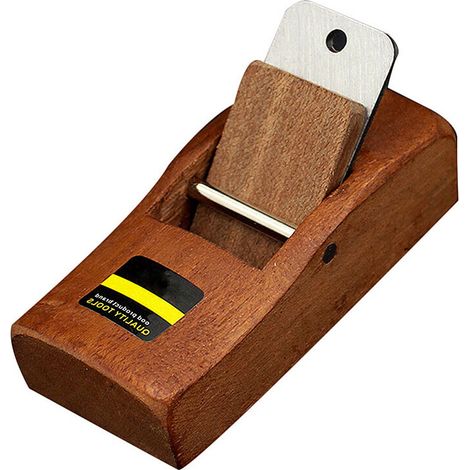 royaluxe - Mini Rabot À Bois, Avion de charpentier, rabot à main Outil de Woodcraft, Rabot Manuel Avec Lame En Acier Outil De Menuiserie Charpentier，une pièce, (1/5)