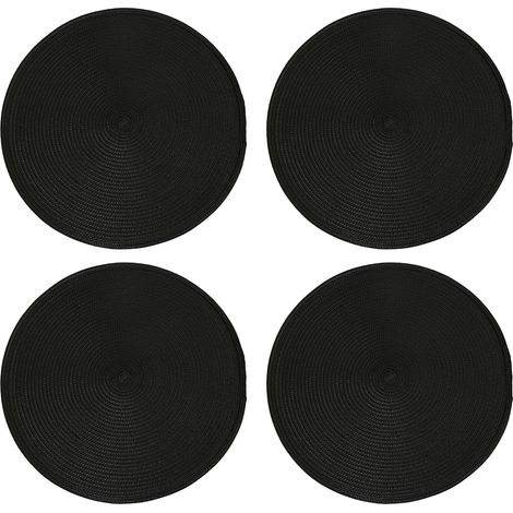 Sets de table ronds, résistants à la chaleur et lavables (1/5)