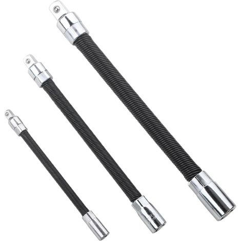 de 3 arbres flexibles de 6 35 mm 1 4 po 9 5 mm 3 8 po et 12 (1/5)