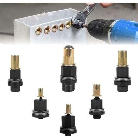 Satz mit 6 Nietmutternzangen M3, M4, M5, M6, M8, M10 – Manuelle Nietzange für Nietmuttern – Manuelles Nietwerkzeug – Für beengte Platzverhältnisse konzipiert (1/5)