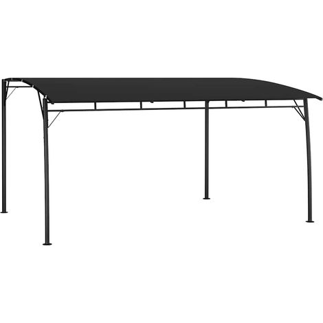 vidaXL Tenda Parasole da Giardino 4x3x2,55 m Antracite
