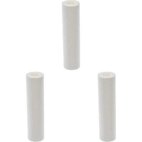 20µ extruded filter cartridge for filtering impurities from domestic water - Fits standard 10" cups - Cartridge life: 6 months (pack of 3)