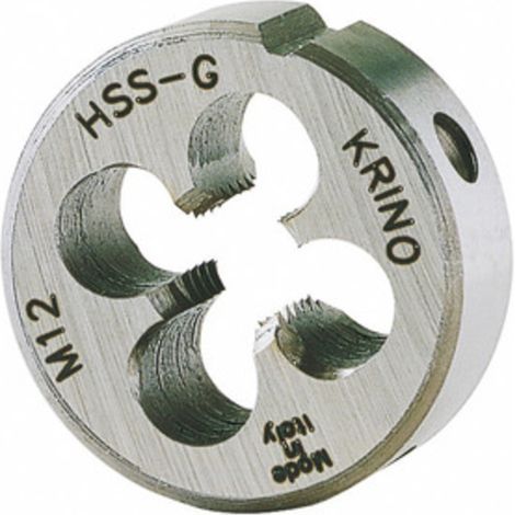 Filiera Tonda HSS M 6 Passo 1,00 Ø 20 mm Krino