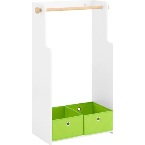 SoBuy Children Kids Clothes Rack Wardrobe Closet,KMB109-W (1/5)
