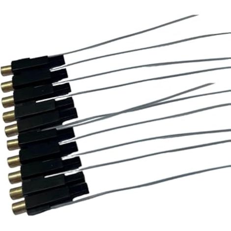 Lot de 10 pièces d'allumage piézoélectrique de rechange pour cheminée à gaz et poêle avec contacts en cuivre, composants de réparation faciles à installer pour l'entretien de la maison (1/5)