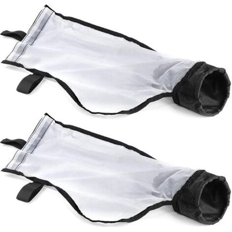 Lot de 2 sacs de nettoyage de piscine en maille de nylon avec fermeture éclair tout usage, pièces de rechange pour nettoyeur de piscine Polaris 360 380