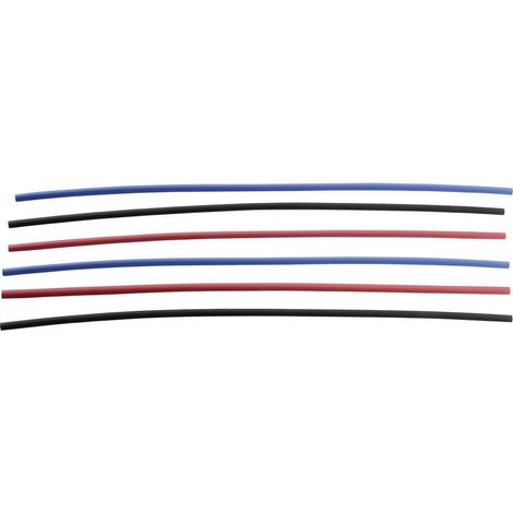Gaine thermorétractable sans colle 3:1 DSG Canusa 8014030000 noir, rouge, bleu Ø intérieur nominal (avant réduction): 3