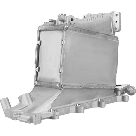 Colector de admisión, aluminio, ancho 130 mm, largo 200 mm, profundidad 82 mm, nuevo. (1/5)
