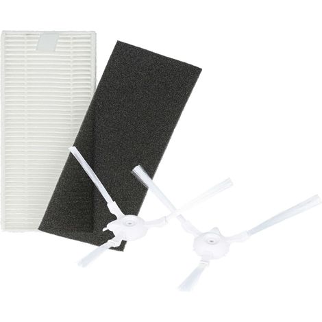vhbw Kit de mantenimiento de 4 uds. compatible con Rowenta Smart Force Essential RR6943WH robot aspirador (1/5)