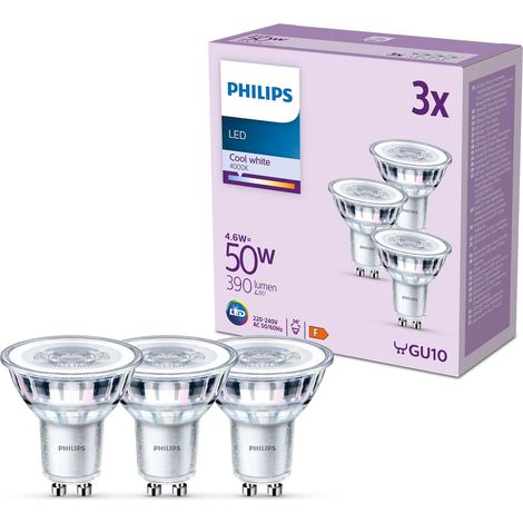 Lampadina Philips 4.6W 390lm 4000K confezione 3 (1/3)