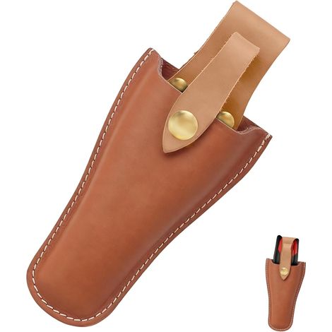 Leather Case for Secateur,Sheath of Hand Secateurs Pouch (1/5)