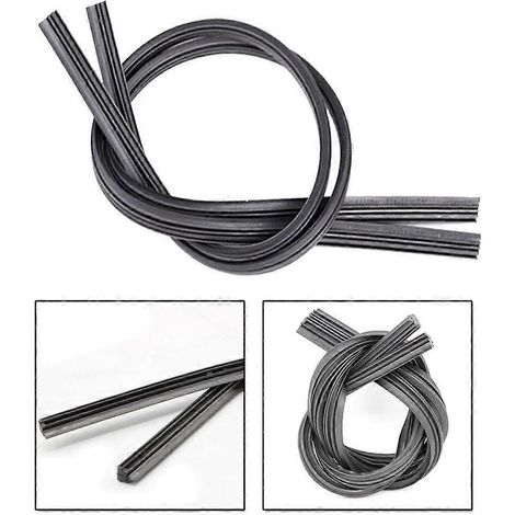 Essuie-glace universel pour voiture, sans cadre ni support, bande de caoutchouc souple 26'-26 pouces- (1/4)