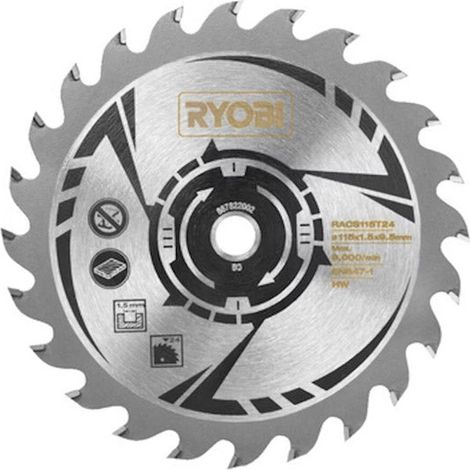 Ryobi 115mm 24T Circular Saw Blade RACS115T24