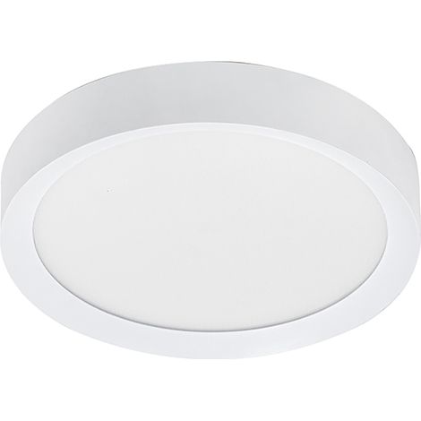PLATE – Plafonnier LED 15W IP54 CRI90, Interrupteur CCT 2700-3000-4000K, Structure en Aluminium Blanc - Rossini Illuminazione (1/5)