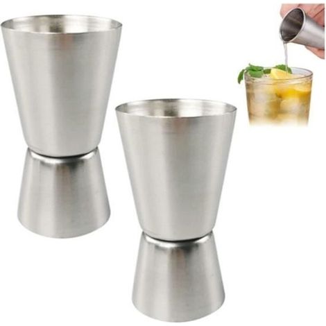 (Acier inoxydable)Doseur à Cocktail - Non spécifié - Double Doseur en Acier Inoxydable - Design Élégant - Pratique et Compact (1/4)