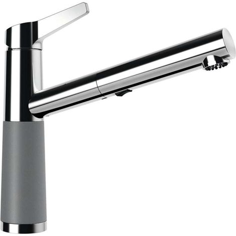 Schock Küchenarmatur SC-510 Chrom/Cristalite ausziehbarer Auslauf Croma GCR (1/2)
