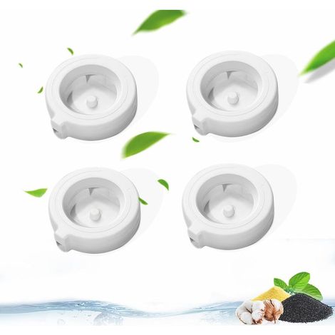 4 Pack Replacement Filters for Gravity Pet Water Dispenser, Dog Water Filter Replacement, Triple Filtration Pet Fountain Filter, Water Feeder Filter for Cat and Dog (1/5)