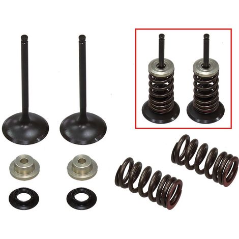 SOUPAPES D'ADMISSION PSYCHIQUES (ENSEMBLE DE SOUPAPES AVEC RESSORTS ET RONDELLES) SUZUKI RMZ 250 '07-'09 ACIER (MX-09530I) (30,9X4,47X80,4MM)