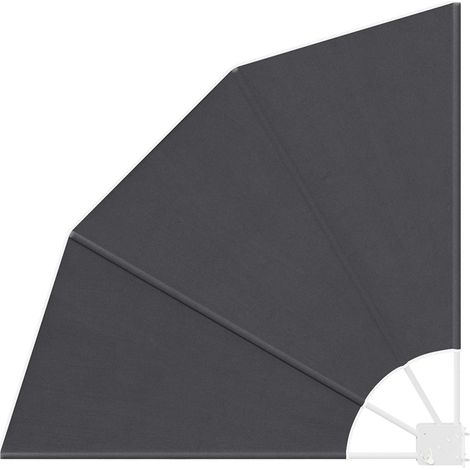 Maison Exclusive - Balkon Sichtschutz 115 x 115 cm Polyester Anth (1/5)