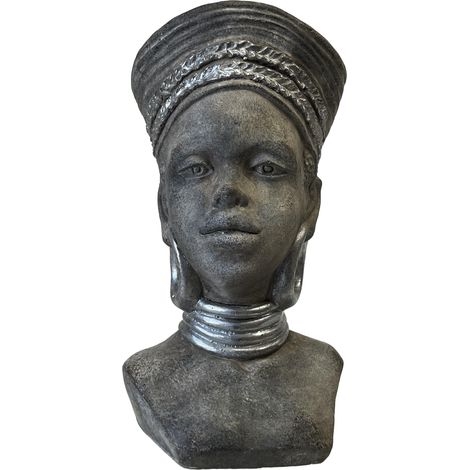 Pot de fleurs Buste Femme Africaine (1/4)