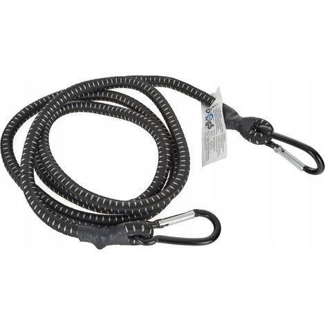 Transportgurt geko dehnbar 180 cm schwarz (1/3)