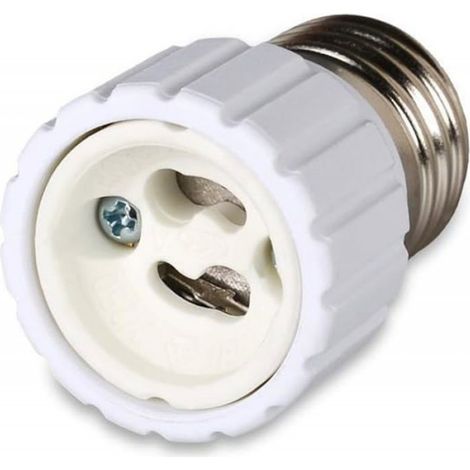 Lot de 6 convertisseurs de douille à baïonnette E27 vers douille GU10, 220 à 240 V [Classe énergétique A] (1/3)