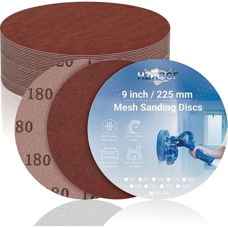 Disques Abrasifs Grain 180 225 mm en Maille pour Ponceuses à Perche (1/5)
