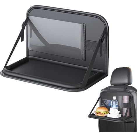 Plateau pour voiture pour enfant Support pliable pour ordinateur portable avec rangement arrière – Table pour voiture pour , pour longs voyages, avion, camping, passager (1/5)