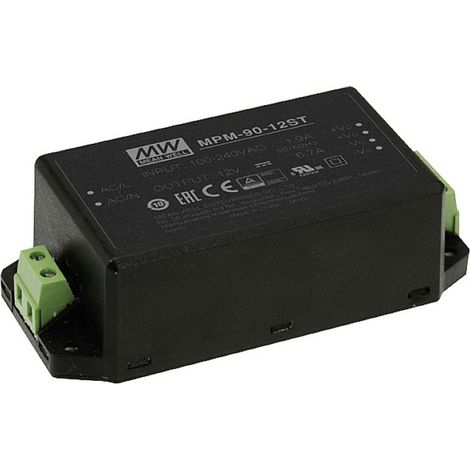 [GEBRAUCHT] Mean Well Mpm 90 24 St Ac/Dc Einbaunetzteil Netzteil 3.75 A 90 W 24 V/Dc B-Ware (1/2)
